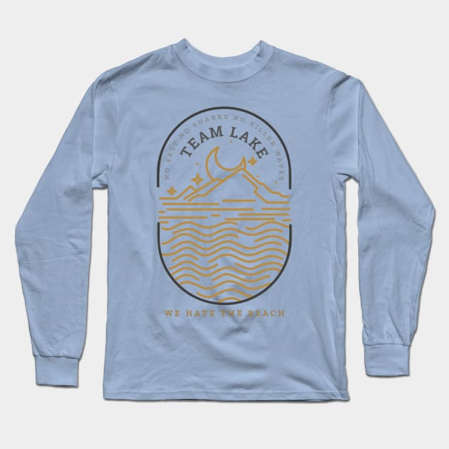 Lake Lover Lake Life Long Sleeve T-Shirt by Tip Top Tee's